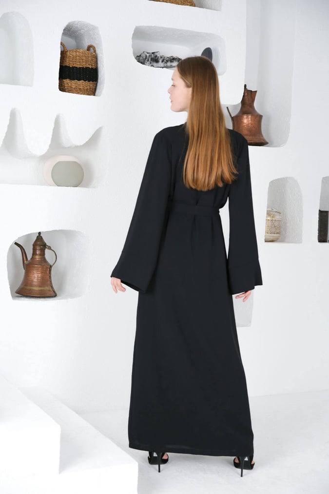 Ensemble abaya+robe fresh noir