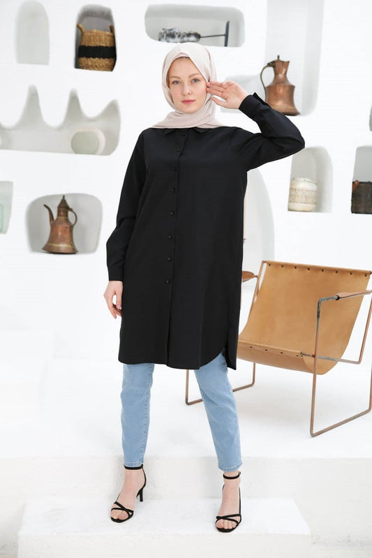 Chemise basic noir