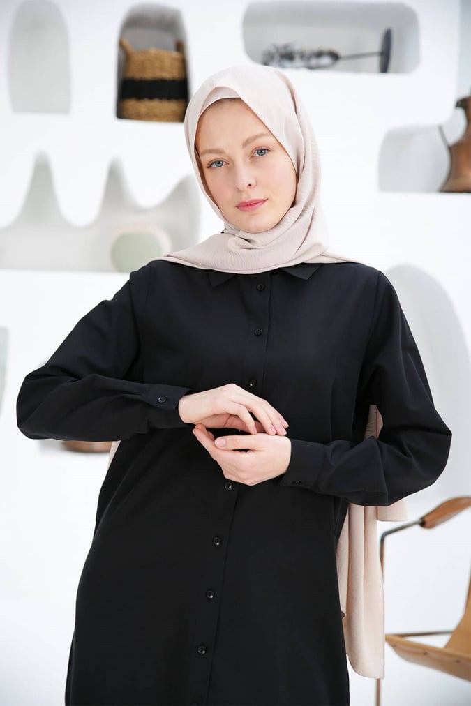 Chemise basic noir