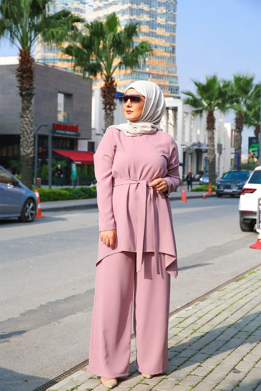 Ensemble modesty poudré